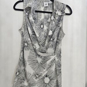 CAbi Monochrome Starburst Blouse